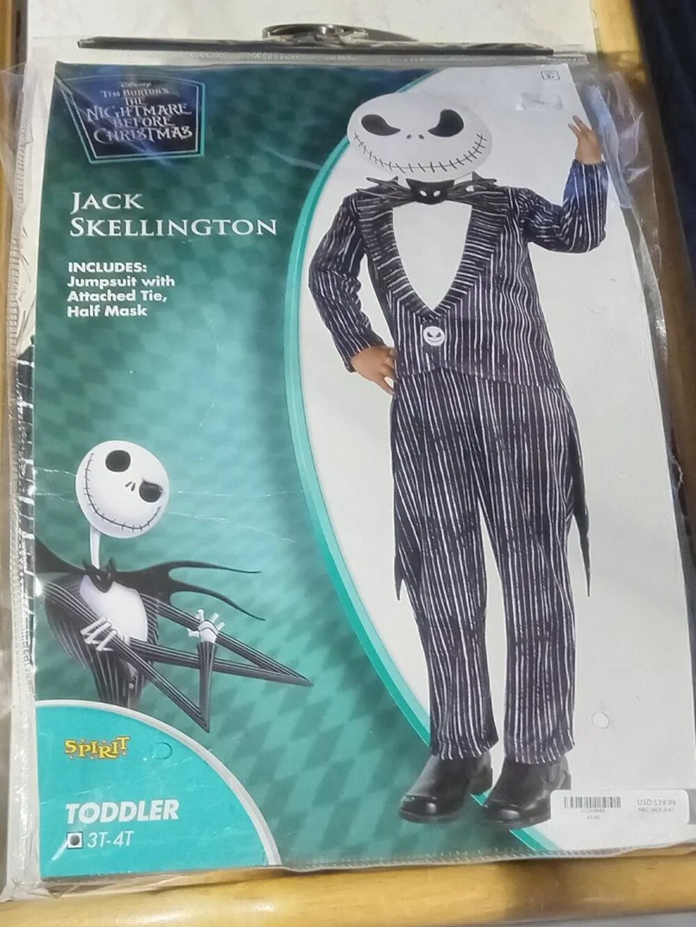🎃 Halloween Jack Skellington Toddler Costume Nightmare Before Christmas2